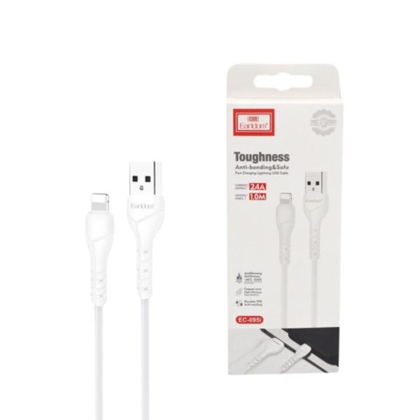CABLES USB LIGHTNING IPHONES  EC-095I EARLDOM BLANCO
