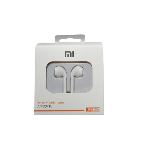 AUDIFONOS MANOS LIBRES CON CABLE STEREO MP3 DE PASTILLA MI CARTON TRANSPAR BLANCO