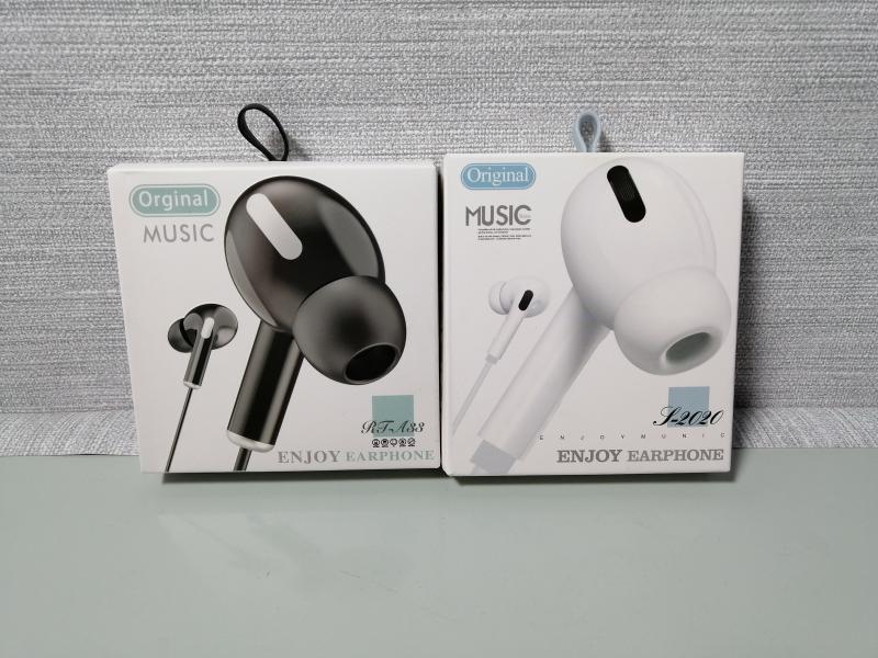 AUDIFONOS MANOS LIBRES CON CABLE STEREO MP3 RJA-33 J-2020 BLANCO