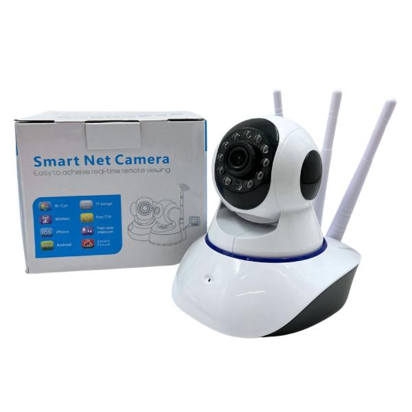 CAMARAS DE VIGILANCIA WIFI 3 ANTENAS BLANCO