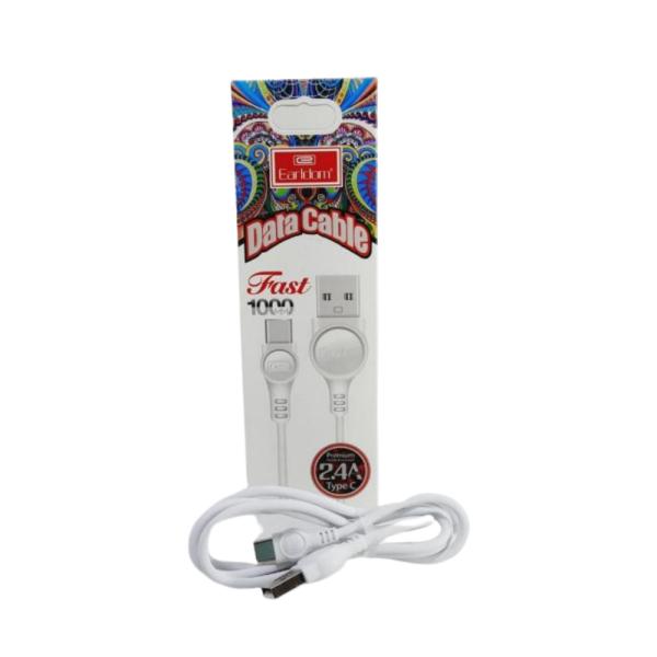 CABLES USB TIPO-C EC-044C EARLDOM NEGRO