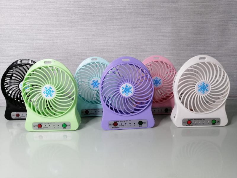 ABANICO VENTILADOR PARA ESCRITORIO BLANCO