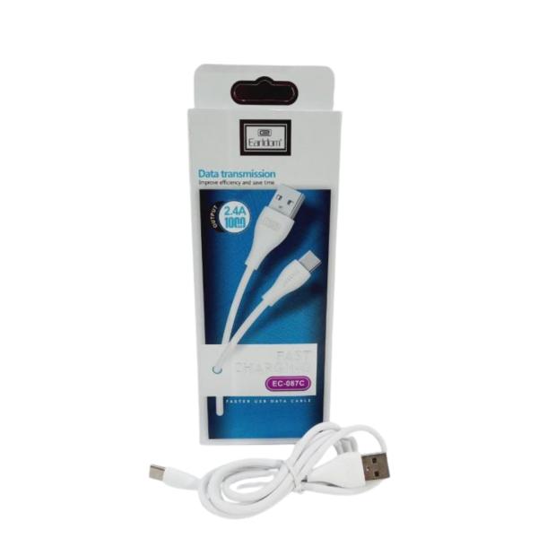 CABLES USB TIPO-C EC-087C EARLDOM BLANCO