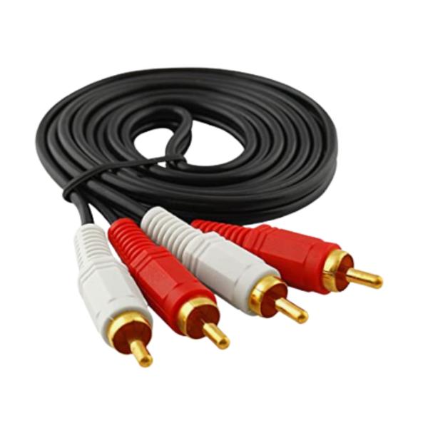 CABLES 2 RCA A 2 RCA DVD 5 METROS
