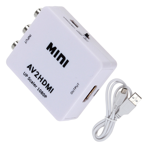 CONVERTIDOR DE VIDEO DE AV RCA A HDMI