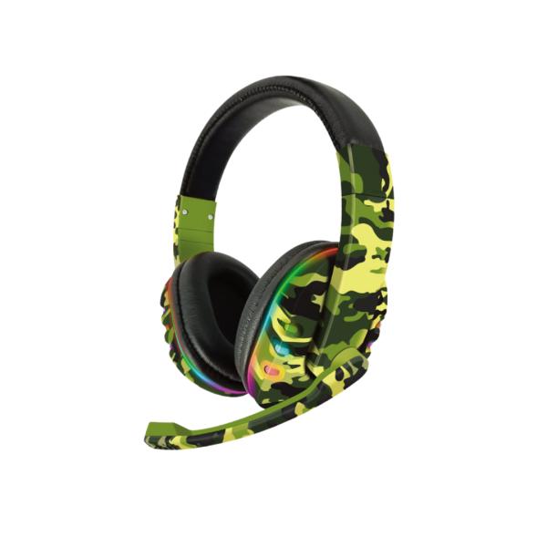 AUDIFONOS MANOS LIBRES CON CABLE STEREO MP3  PS4 XBOX COLOR KR-GM601-602 VERDE