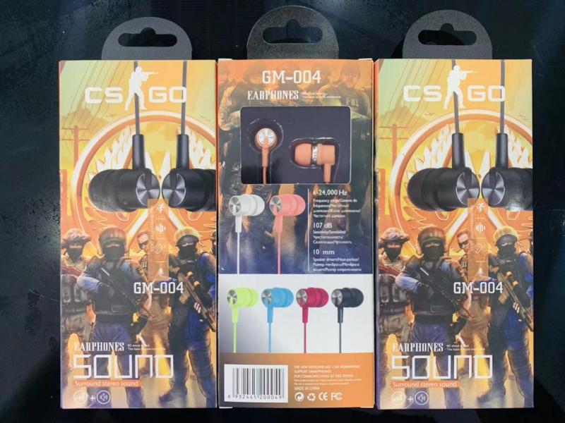 AUDIFONOS MANOS LIBRES STEREO MP3 GM-004 MIX COLOR