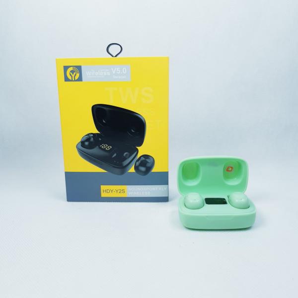 AUDIFONOS MANOS LIBRES BLUETOOTH TWS AIRPODS Y2S COLOR VERDE
