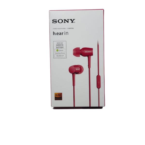 AUDIFONOS MANOS LIBRES CON CABLE STEREO MP3 SONY HX-T1 COLOR ROSADO