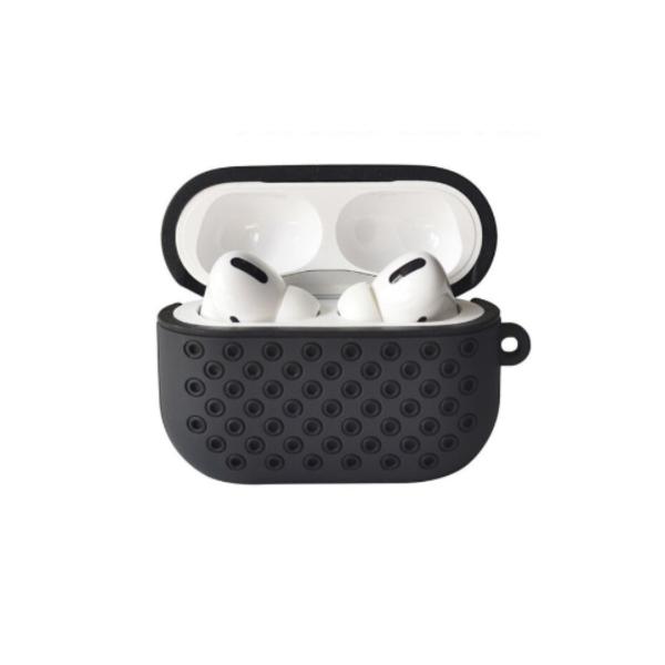 ESTUCHE PARA AUDIFONOS AIRPODS PRO NIKE  EARPODS INPODS COLOR NEGRO