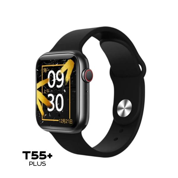 RELOJ INTELIGENTE SMART WATCH T55+ COLOR NEGRO
