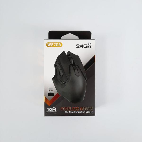MOUSE PARA COMPUTADORA INALAMBRICO W270 COLOR NEGRO
