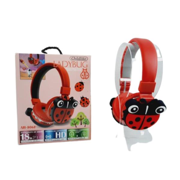 AUDIFONOS MANOS LIBRES BLUETOOTH STEREO MP3 WIRELESS AH-806E MARIQUITA