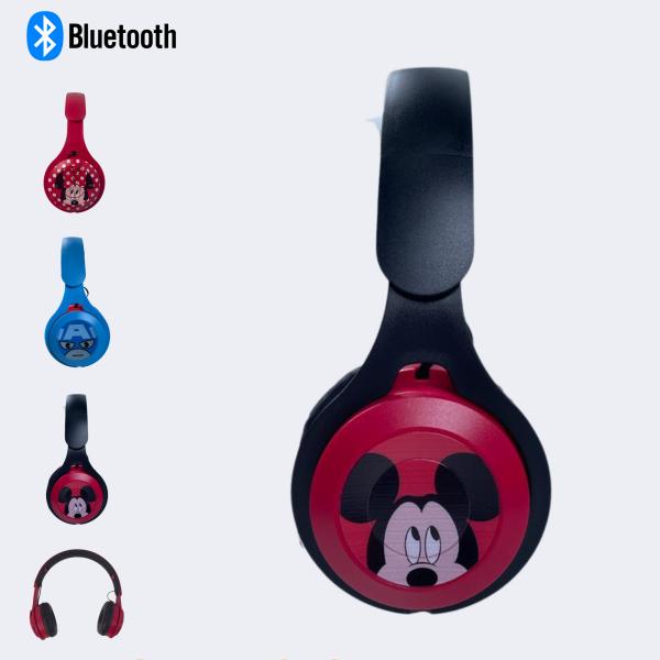 AUDIFONOS MANOS LIBRES BLUETOOTH STEREO MP3 WIRELESS  COLOR DR-26 MICKEY