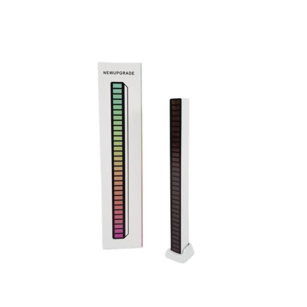 LAMPARA LUZ LED RGB RITMICA COLOR BLANCO