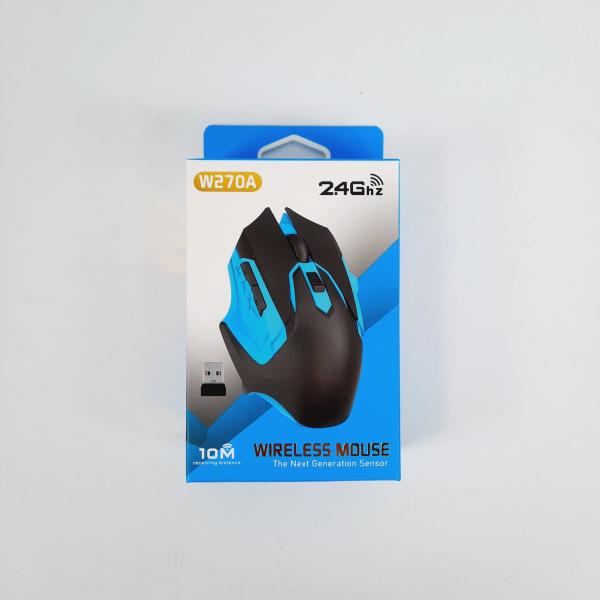 MOUSE PARA COMPUTADORA INALAMBRICO W270 COLOR AZUL
