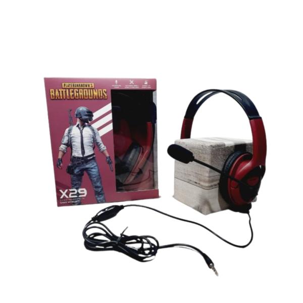 AUDIFONOS MANOS LIBRES CON CABLE STEREO MP3 SERIES X PS4 XBOX COLOR MORADO X29 PUBG