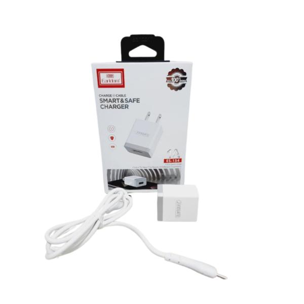 CARGADOR CUBO CASA ES-154 SALIDA USB  EARLDOM TIPO-C ES-154C
