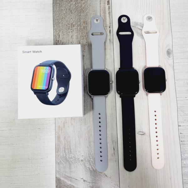 RELOJ INTELIGENTE SMART WATCH W36 COLOR PLATEADO