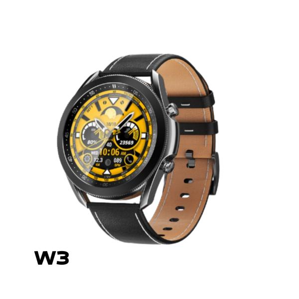 RELOJ INTELIGENTE SMART WATCH W3 COLOR NEGRO