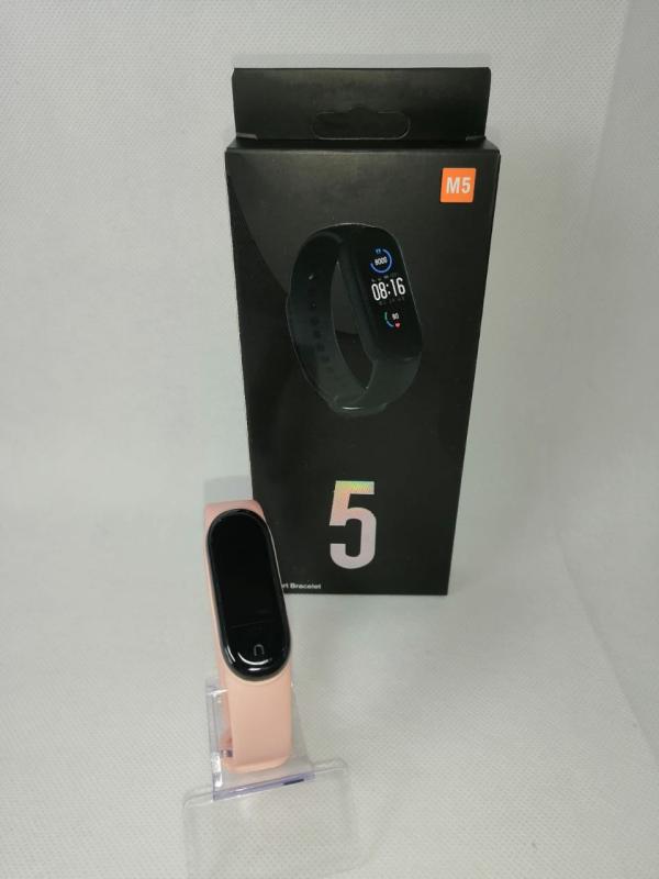 RELOJ INTELIGENTE SMART WATCH M5 COLOR ROSADO