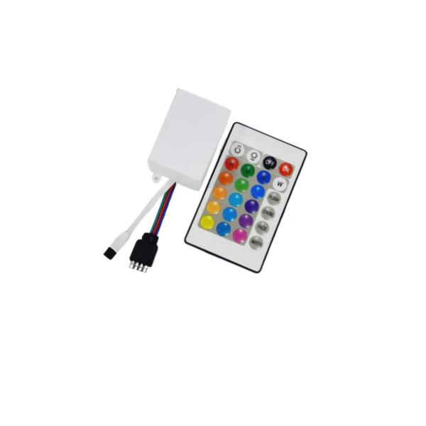 CONTROLADOR CON CONTROL PARA TIRA LED