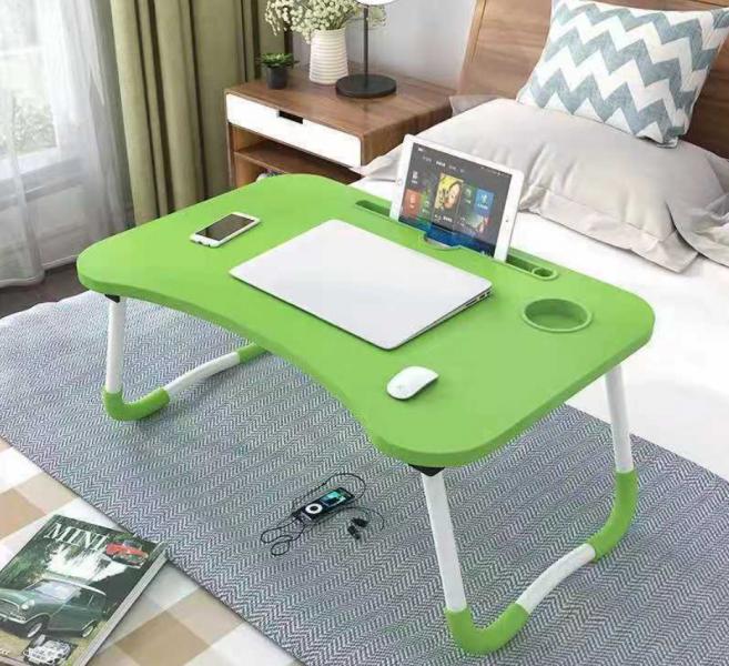 BASE PARA LAPTOP 820 O COMER  MADERA PARA USAR EN LA CAMA Y MULTIFUNCION COLOR VERDE