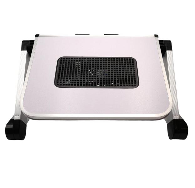 VENTILADOR BASE PARA LAPTOP Y-805 PARA USAR EN LA CAMA Y MULTIFUNCION COLOR PLATEADO