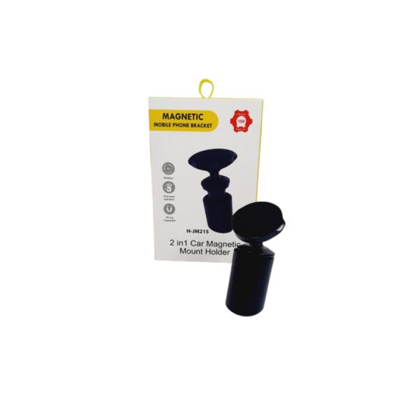 HOLDER ESTUCHE MAGNETICO 2 EN 1 DASH H-JM215 CARRO COLOR NEGRO