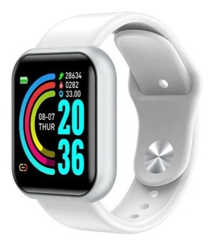 RELOJ INTELIGENTE SMART WATCH D20 COLOR BLANCO