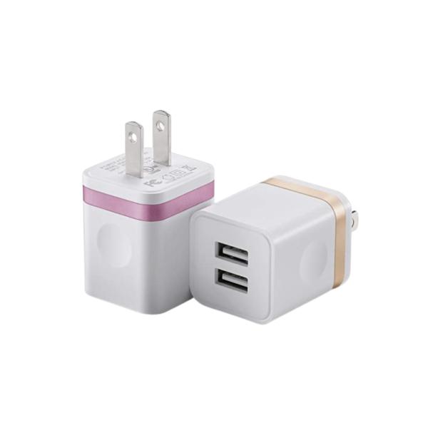 CARGADOR CUBO CASA 2U 2.1A BLANCO