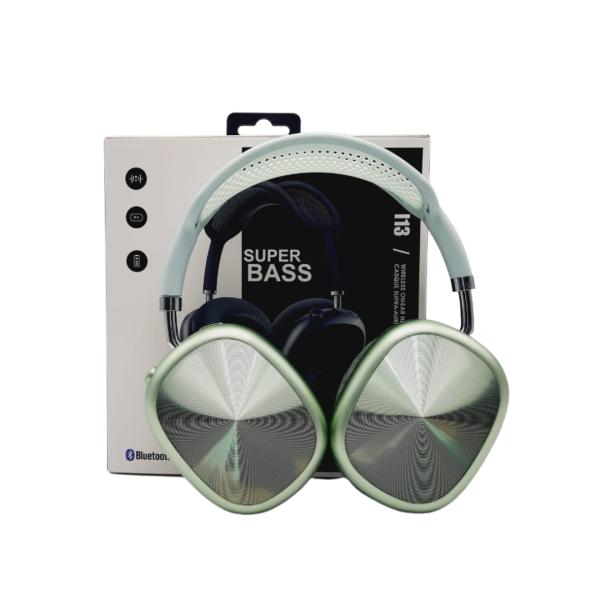 AUDIFONOS MANOS LIBRES BLUETOOTH STEREO MP3 INPODS I13 SUPER BASS COLOR VERDE