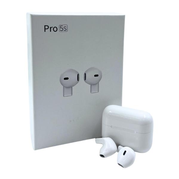 AUDIFONOS MANOS LIBRES BLUETOOTH TWS AIRPODS PRO 5S COLOR BLANCO