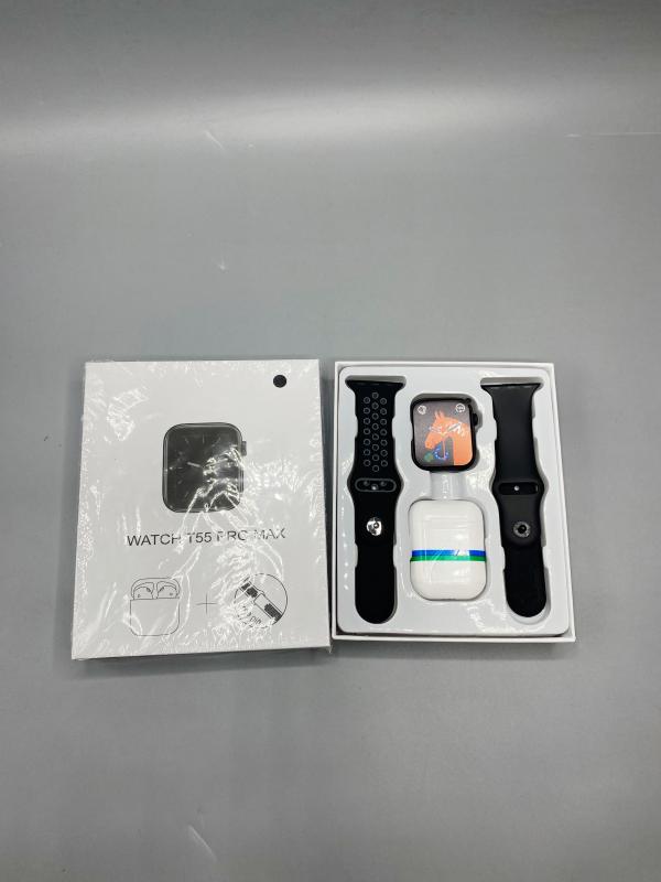 RELOJ INTELIGENTE SMART WATCH T55 PRO MAX NEGRO