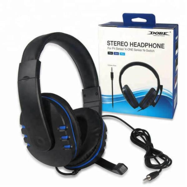AUDIFONOS MANOS LIBRES CON CABLE STEREO MP3 PS4 XBOX ONE DOBE COLOR BLANCO