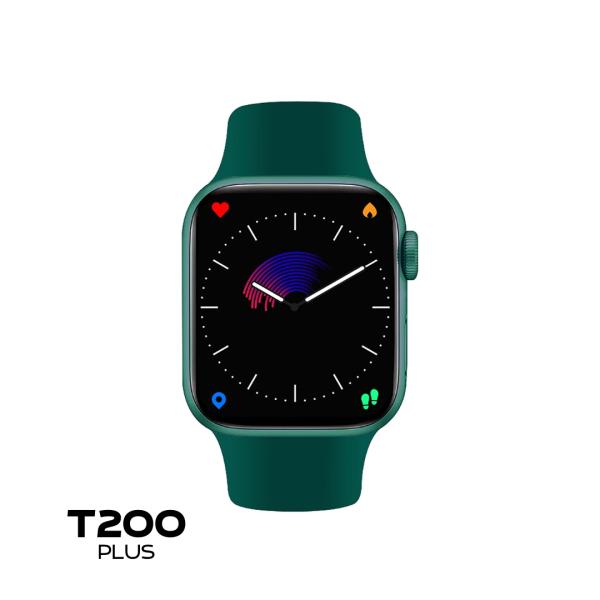 RELOJ INTELIGENTE SMART WATCH T200+ PLUS COLOR VERDE
