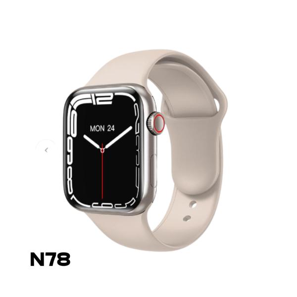 RELOJ INTELIGENTE SMART WATCH N78 COLOR PLATEADO