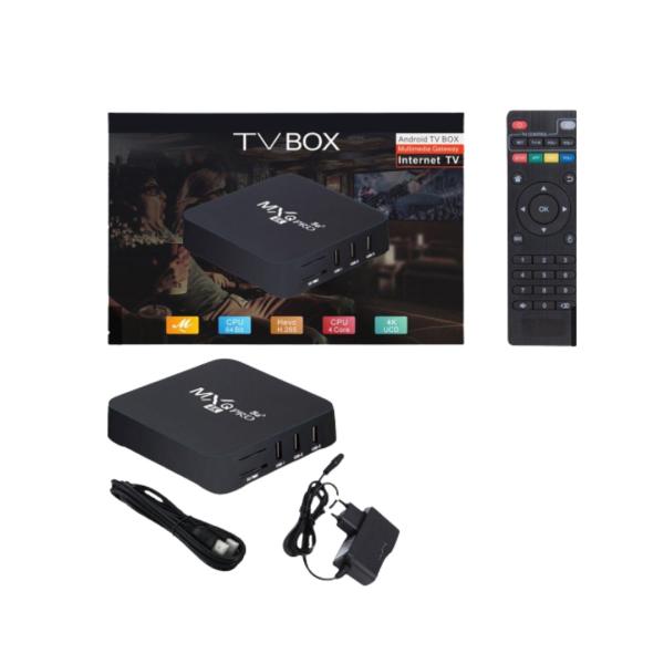 TV BOX  MXQ 4K ULTRA HD ANDROID PARA PANTALLAS SISTEMA MULTIMEDIA