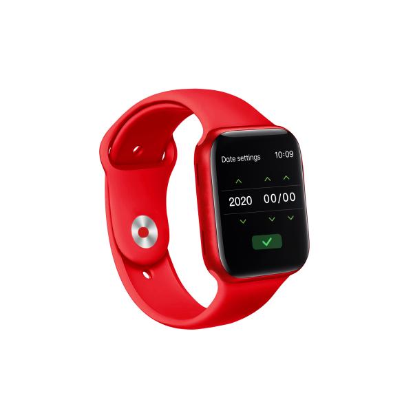 RELOJ INTELIGENTE SMART WATCH T500 PRO COLOR ROJO