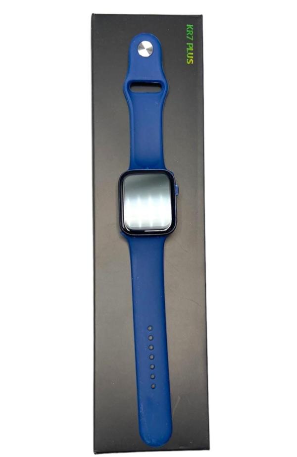 RELOJ INTELIGENTE SMART WATCH KR7 PLUS COLOR AZUL