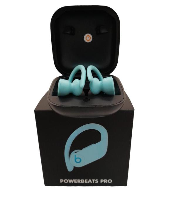 AUDIFONOS MANOS LIBRES BLUETOOTH TWS AIRPODS POWER BEATS PRO COLOR CELESTE