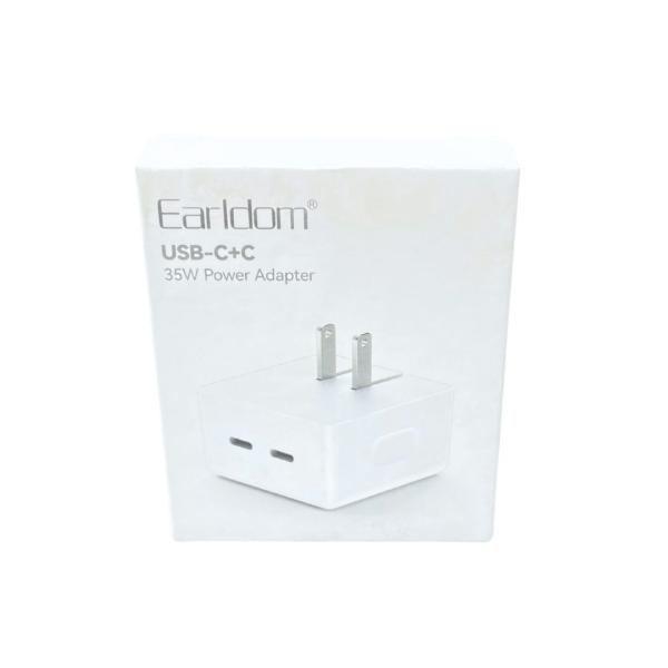 CARGADOR CUBO  CASA DOBLE TIPO C ES-US5  EARLDOM 35W