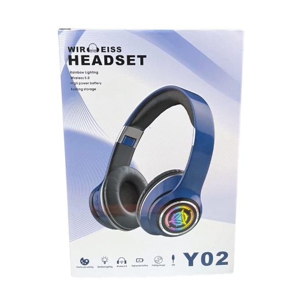 AUDIFONOS BLUETOOTH Y02 AZUL