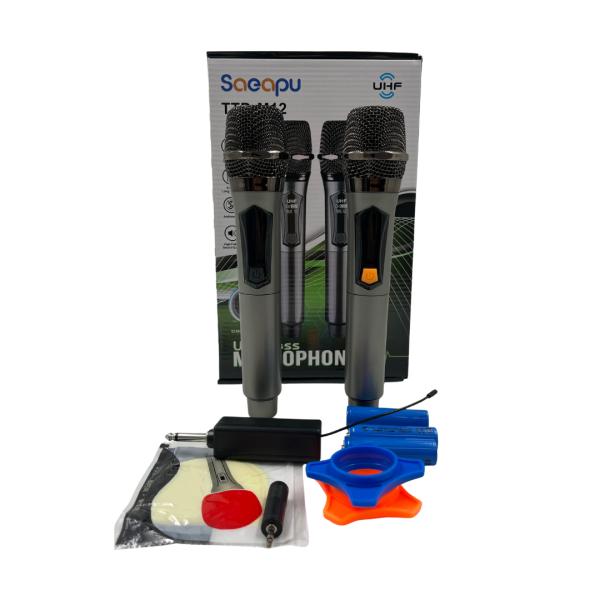 MICROFONOS INALAMBRICOS DUO  M12 NEGRO