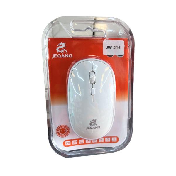 MOUSE PARA COMPUTADORA JW-216 JEQANG BLANCO
