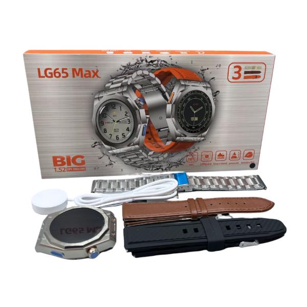 RELOJ INTELIGENTE SMART WATCH LG65 MAX NEGRO