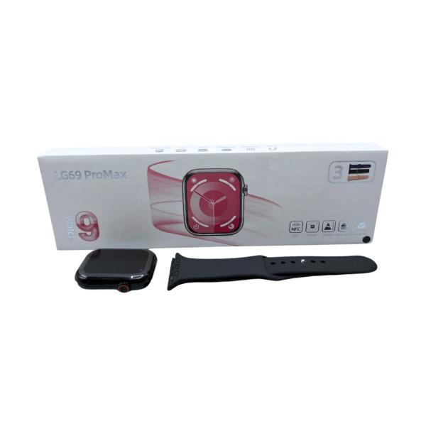 RELOJ INTELIGENTE SMART WATCH LG69 PRO MAX NEGRO
