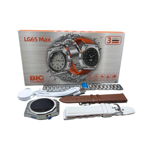RELOJ INTELIGENTE SMART WATCH LG65 MAX GRIS