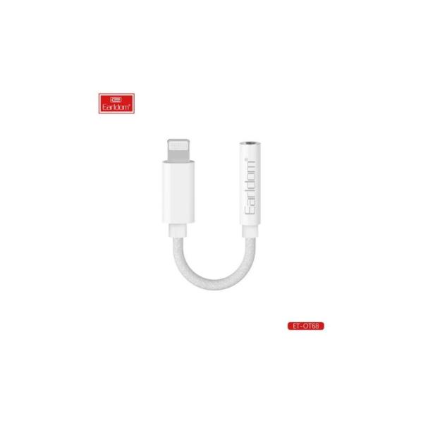ADAPTADOR AUXILIAR PARA IPHONE ET-OT68 BLANCO