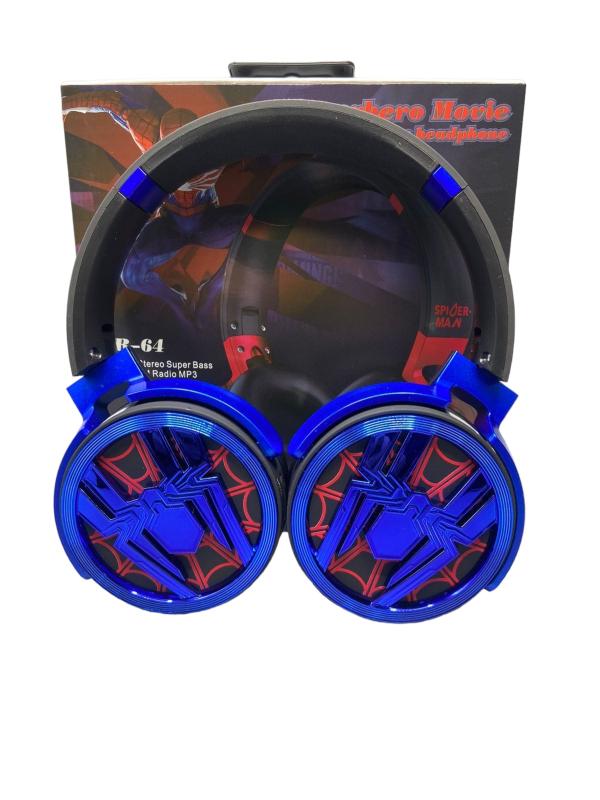 AUDIFONOS MANOS LIBRES BLUETOOTH  STEREO DR-64 AZUL